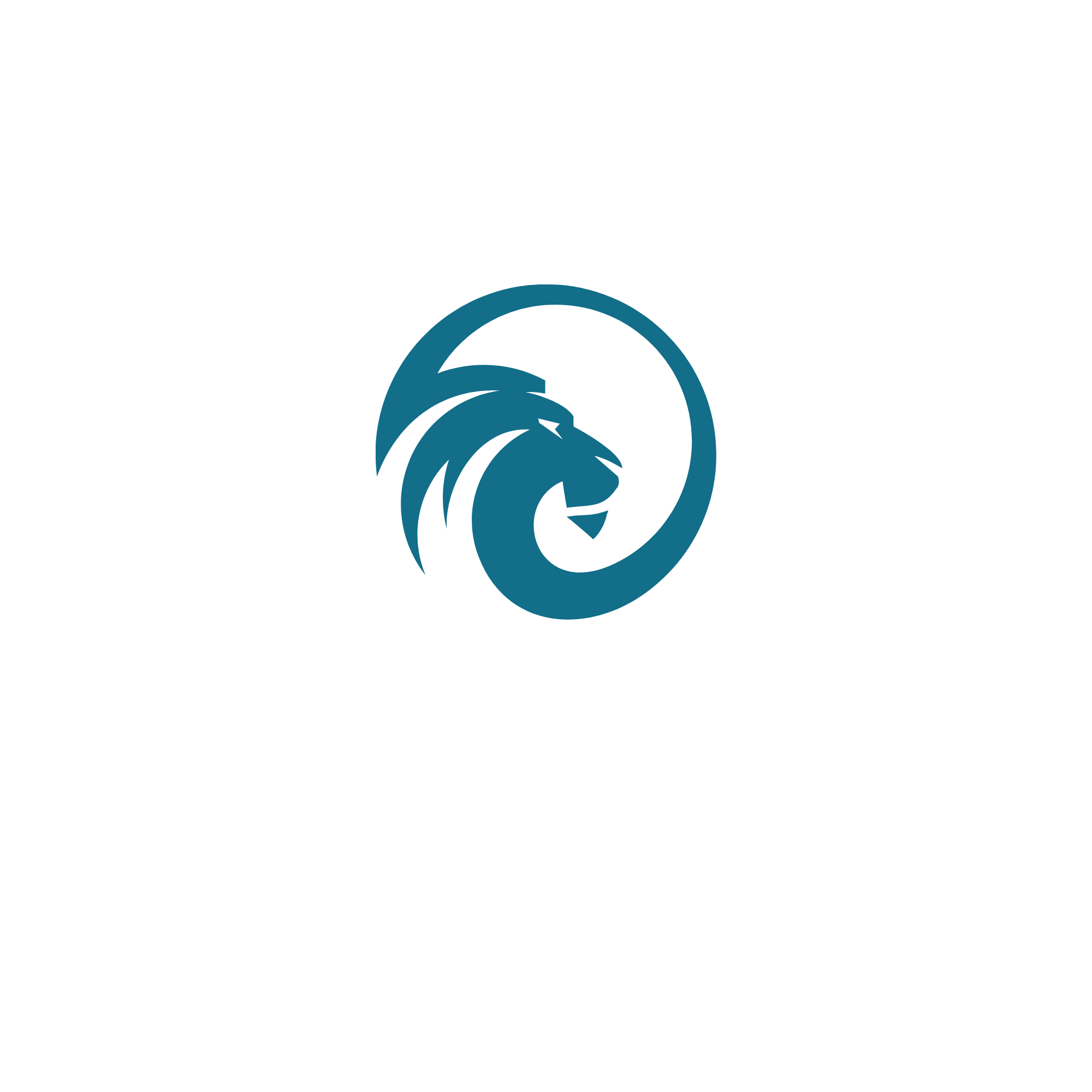 Teal Modern Digital Marketing Agency Logo